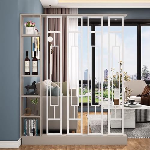 Cloison de séparation en bois avec rangement pour optimiser l'espace - 3