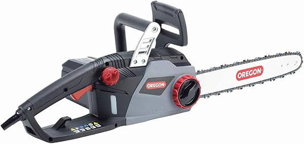 Tronçonneuse électrique filaire 2400 W, guide 40 cm, chaîne faible rebond, lubrification automatique