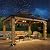 Aoxun 10' x 12' Outdoor Wood Gazebo, Hardtop Gazebo Permanent Wooden Pavilion with Galvanized Steel Double Roof, for Patio, Garden, Deck, Cedar Wood, Natural