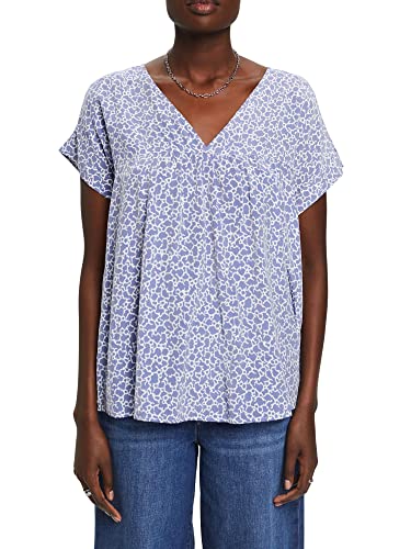 ESPRIT Damen 033ee1f318 Bluse, 418/Ink 4, XL