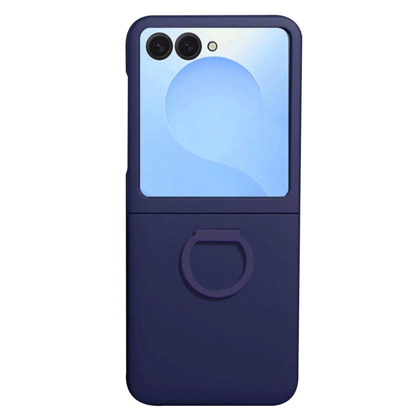 Generico Custodia minimalista for Samsung Galaxy Z Flip 8 anello dito