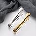Stainless Steel Mini Ice Tongs Sugar Cubes Tongs Serving Tongs with Smooth Edge for Tea Party,Coffee Bar Cooking Utensils (Gold)