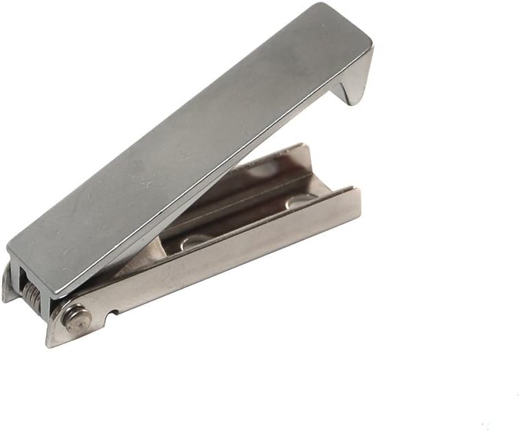 RV Designer E215, Squared Baggage Door Catch, Stainless Steel, 2 Per Pack, Compartment Hardware