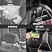 CONEATI Car Seat Back Storage Hook, Leather Car Seat Headrest Double Hook Holder for Convenient Storage, Automotive Seat Back Organizers Mobile Phone Support Car Headrest Hooks for Purses