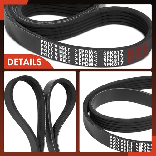 A-Premium Serpentine Belt 32.16 In For Mazda RX-8 RX8 2004 2005 2006 2007 2008 R2 1.3L by A-Premium - Image 8