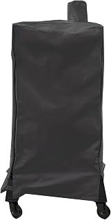 Rsipelsk Smoker Cover for Pit Boss Platinum Brunswick Wood Pellet Vertical Smoker,49" Heavy Duty Waterproof Grill Cover,Zipper Design,Black
