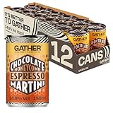 GATHER Chocolate Honeycomb Espresso Martini |12x150ml Canned Cocktails | 14.9% ABV | Rich Chocolate, Sweet Honeycomb, Bold Coffee Premium vodka | 14.9% ABV | Vegan and Allergen Free