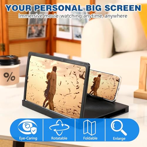 Soporte plegable para teléfono con lupa de pantalla grande y visualización HD tridimensional 5
