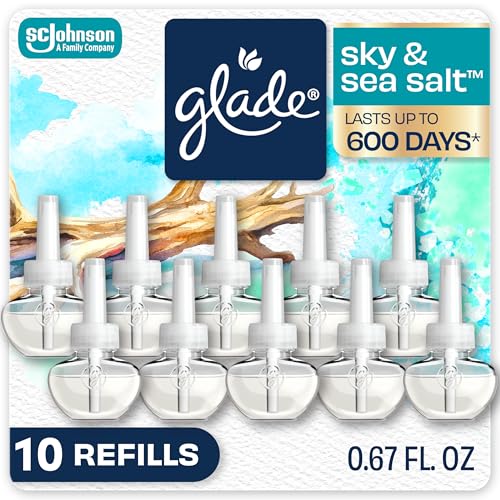 Glade PlugIns Air Freshener Refills, Sky & Sea Salt, 10 Count - image 1
