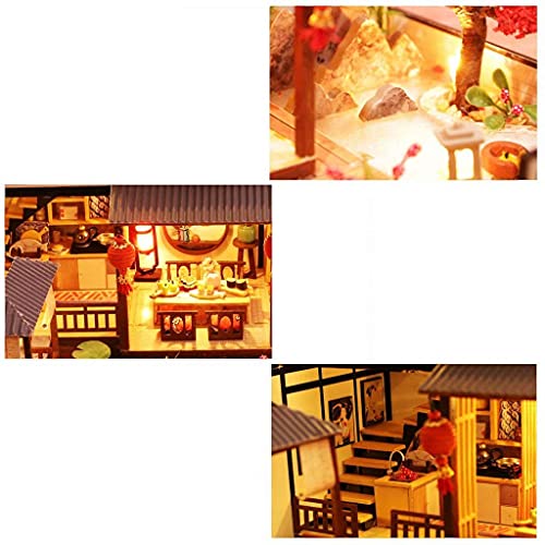 Handcraft Room Craft Kits, Mini-Holzminiatur-Puppenhaus 3D-Gewächshaus Mit Möbeln, DIY-Puppenhaus-Modellbausatz, Für… – Bild 7