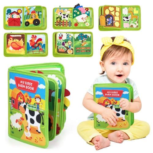 INKLAB Toddler Busy Board Ages 3, Learning Toys for 3+ Year Old, Sensory Toys for Kids with Autism, Preschool Learning Activities, Kids Ages 3+, Activities Toy for Car Travel Airplane