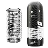 2026 Automatic Male Self Masterburbatar Hands Free,10X Vibrates Sucking Realistic Textured Blowjobob Machine for Man Adult Tools Masterburbatar Underwear W0507X05 (auto Stroking masterburbatar 2)