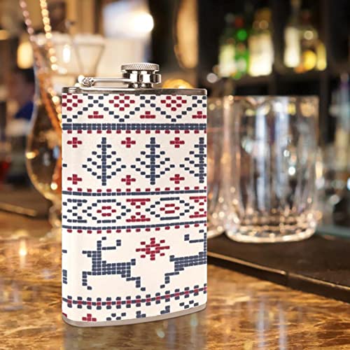Flasque de Noël pour liqueur en acier inoxydable de poche étanche