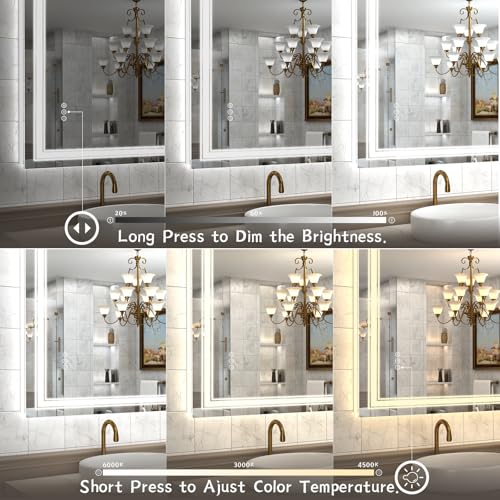 30x36-LED-Bathroom-Mirror-Lighted-Mirror-for-Bathroom-Wall-Backlit-and-Front-lit-Dimmable-Anti-Fog-Shatterpoof-Memory-HorizontalVertical