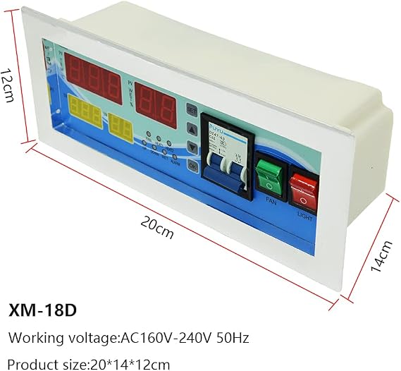 Full Automatic Egg Incubator Controller XM-18D Temperature and Humidity Controller