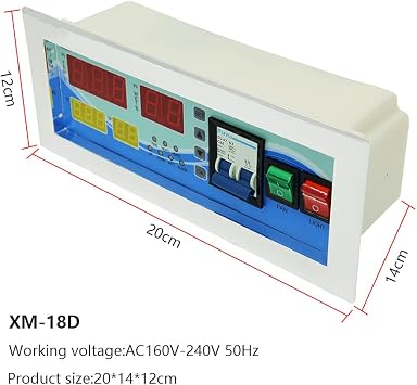 Full Automatic Egg Incubator Controller XM-18D Temperature and Humidity Controller