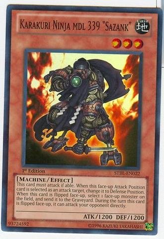 Yu-Gi-Oh! - Karakuri Ninja MDL 339 Sazank (STBL-EN022) - Starstrike Blast - 1st Edition - Super Rare