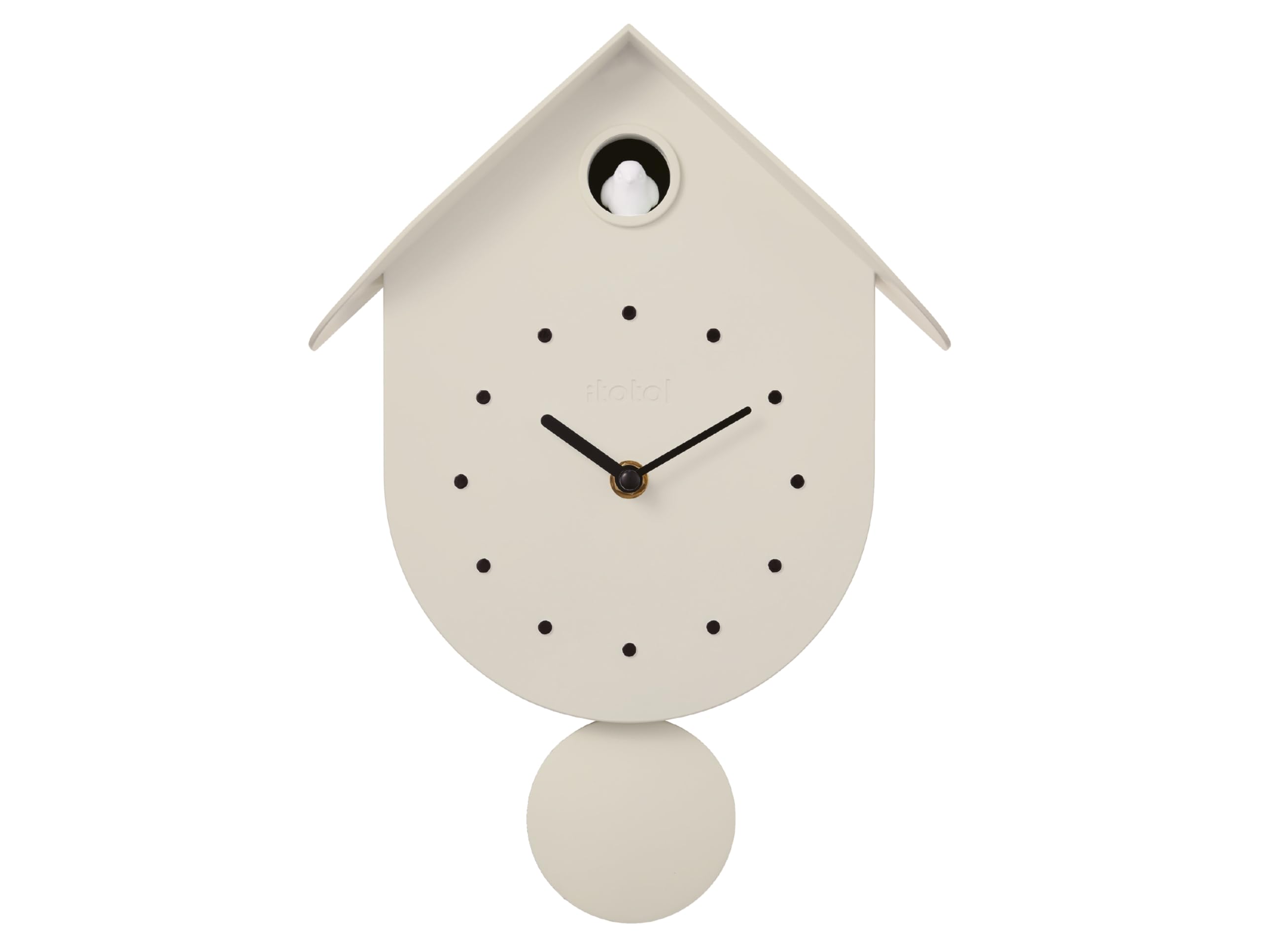 Reloj de cuco colorido de pared moderno con pájaro para decoración de interiores