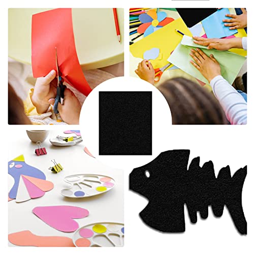Image of SAVITA 5pcs 25.4 x 22.8cm /10 x 9 inch 3mm Thick Felt Sheets, Stiff Felt Fabric Sheets for Crafts Hard Felt Squares for Sewing Crafting Cushion and Padding
