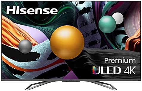 Hisense ULED Premium 65U8G QLED Series 65-inch Android 4K Smart TV with Alexa Compatibility, 1500-nit HDR10+, Dolby Vision IQ & Atmos, 120Hz, HDMI 2.1,Bluetooth, Wi-Fi, USB, Ethernet, Game Mode Pro