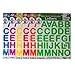THE PEEL PEOPLE Wall-Safe Removable Letters & Numbers - Neon (390 Total Stickers)