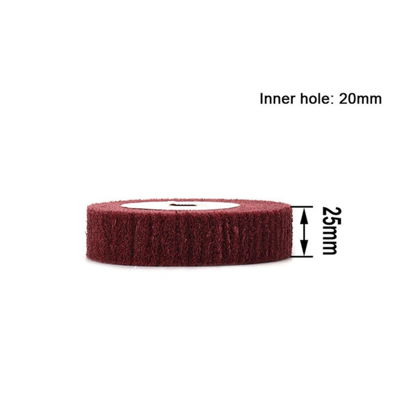 Disque de Polissage en Nylon Non tissé for meule Abrasive 100/125/150/200/250/300 mm, alésage 20 mm, épaisseur 1''/2''(50mm Thick,200mm)