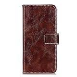 Kompatibel mit/Ersatz für Asus Zenfone 9/10 PU Leder Wallet Case Flip Cover YBLFGFM (Braun)