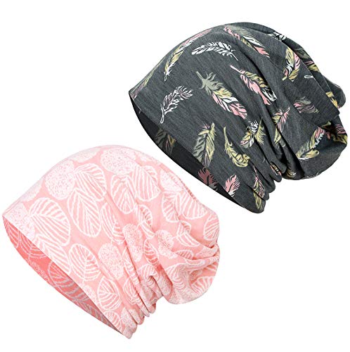 JarseHera Womens Slouchy Beanie Soft Chemo Headwear Breathable Cancer Caps