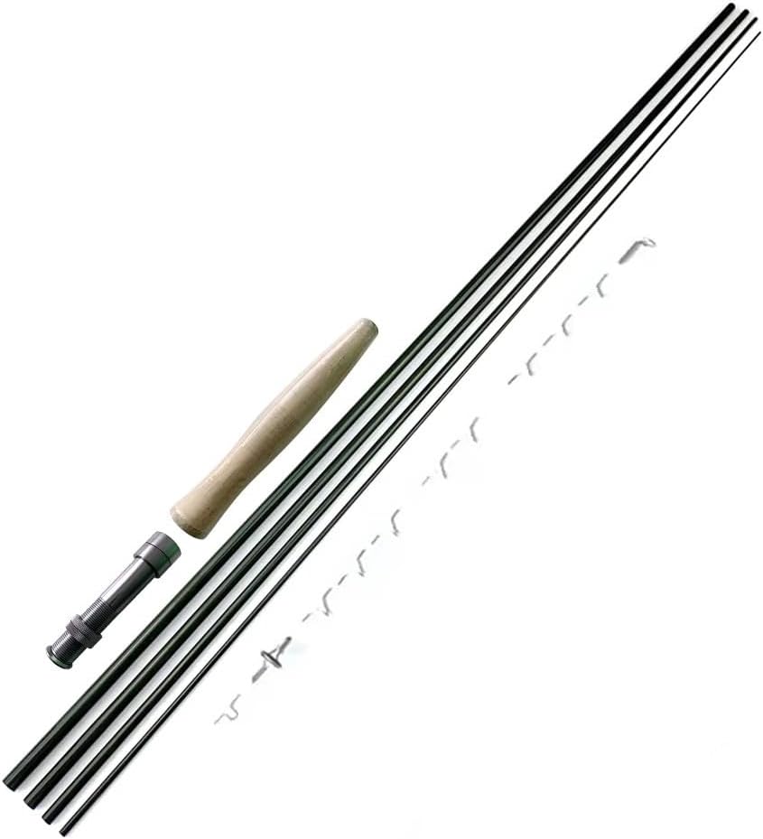 KALAVARMA Fly Fishing Rod Blank Kit, IM6, 9FT, 3/4WT and 5/6WT, DIY Rod Building, Repair Kit, Private Custom Set