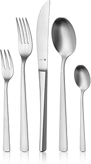 WMF Corvo cutlery set 30-piece, for 6 persons, inserted knife blade, Cromargan protect stainless steel frosted, extremely scratch-resistant, dishwasher-safe