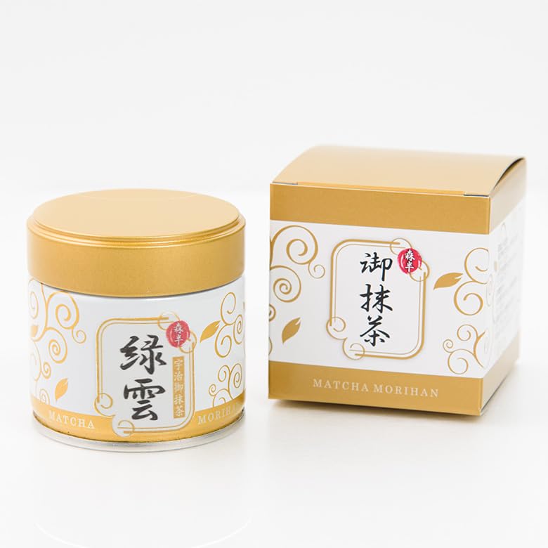 Amazon | 森半 お点前用抹茶 緑雲 30g缶 ceremonial grade matcha | 森