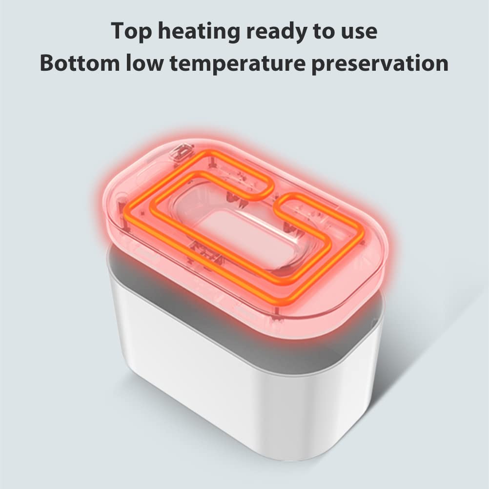 Réchauffeur de lingettes pour bébé, Chauffe-Linge et Distributeur de lingettes humides pour bébé, Thermostat Boîte de lingettes humides Boîte de Chauffe pour lingettes Température réglable