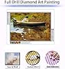 AiEiIiOiUi Mrs Chase in Prospect Park Painting by William Merritt Chase Diamond Painting Kits for Adults Diamond Art DIY Arts Craft for Home Wall Decor Birthday Gifts #2