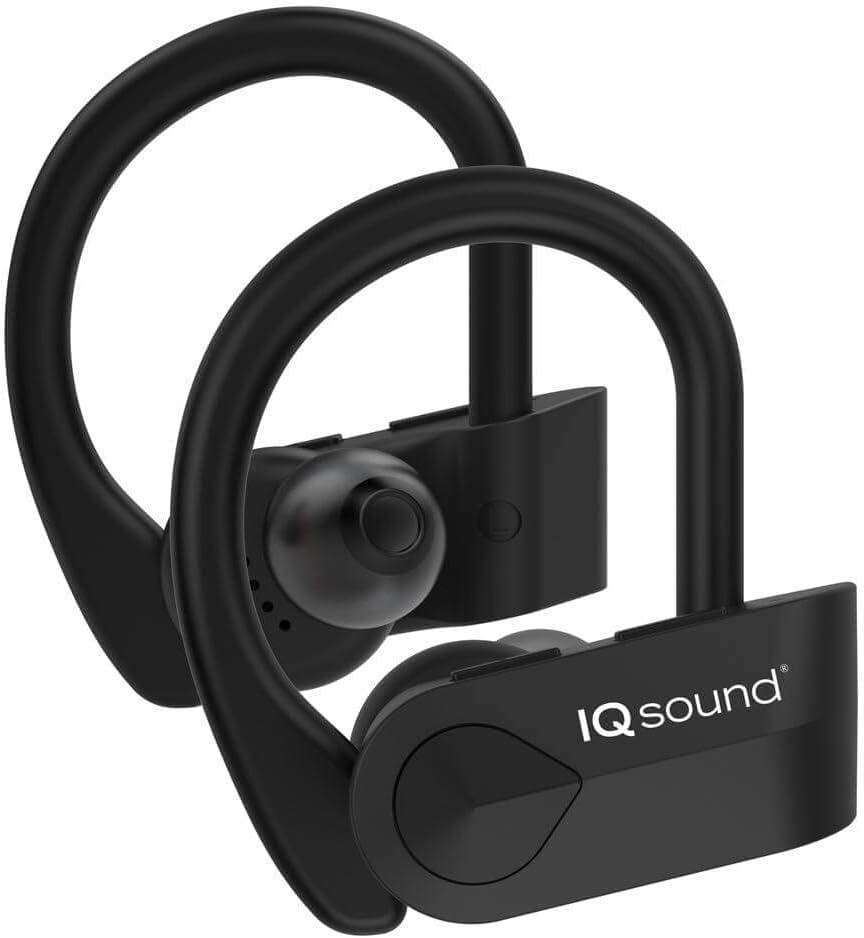 Supersonic IQ-140TWS - Black True Wireless Sport Earbuds