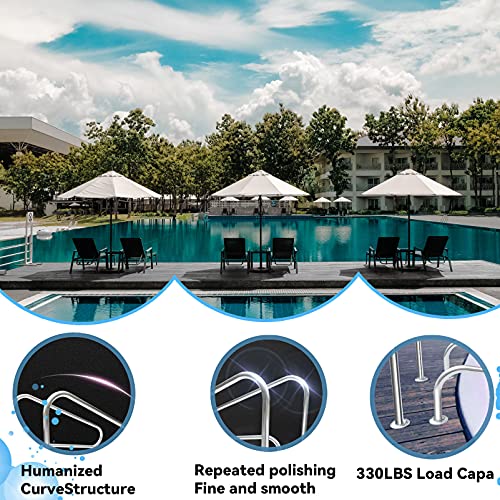 Kit de barandilla para piscina de acero inoxidable miniatura 2