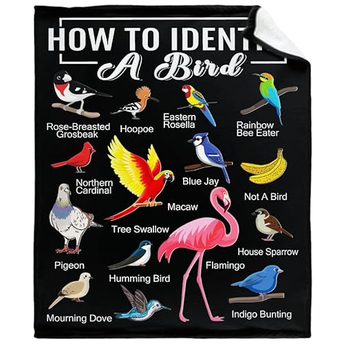 Bird Blanket Best Gifts for Lover Girls Boys Women Adults