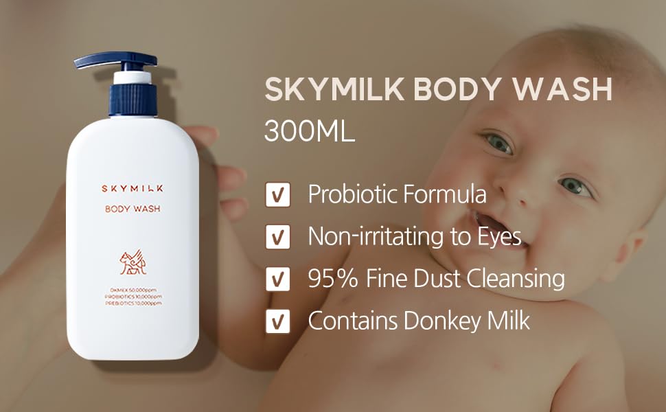 Miniatura 2 de ProGel de baño prebiótico con leche de burro  10.14 onzas líquidas  Suave  Hidratante  pH equilibrado  No irritante  Hipoalergénico  Ideal para