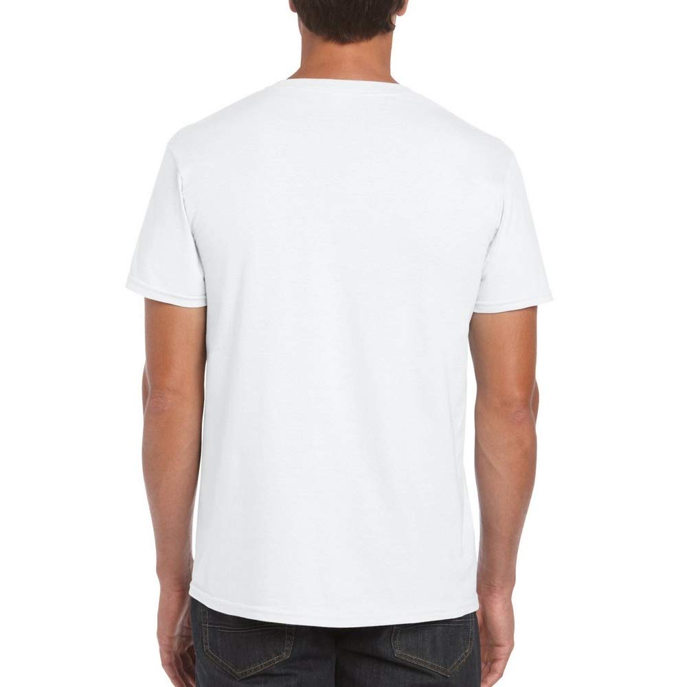 Gildan Mens Short Sleeve Soft-Style T-Shirt (4XL) (White)