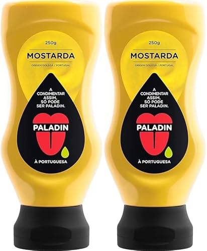 Exclusive Portuguese Paladin Mustard/Mostarda - 250g - Pack of 2 (500g)