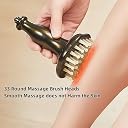 Muej Manual Body Massager & Scalp Massage Brush Combo – Handheld Acupressure Massager for Neck, Shoulder, Back & Legs + 33 Soft Bristle Hair & Body Massage Comb for Relaxation & Scalp Care (Multicolor) gallery image