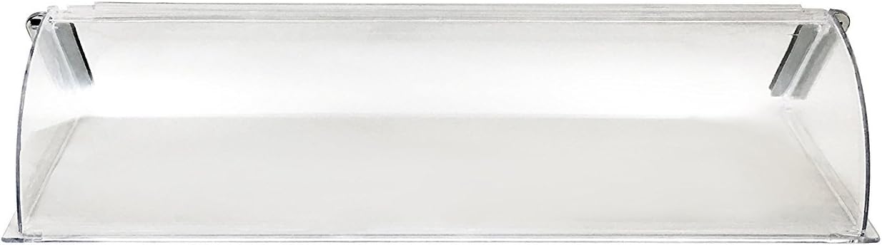 Frost King HD13 Heat and Air Deflector with Dust Filter, Unbreakable, Clear Plastic, Magnetic hold for Central Forced Air Systems, Adjustable 10" to 14"