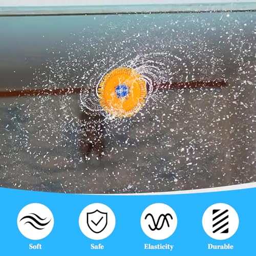 UYGTHI Wasser Frisbee 2 Stück, Soft Wasserspielzeug für Kinder und Erwachsene, Pool Spielzeug Kinder Aus Schaumstoff, Strandspiele Wasser-Wurfscheibe Ø17cm, Weich, Leicht, Wasserdicht