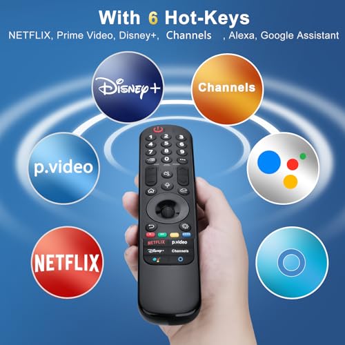 Magic Remote for LG-Smart-TV-Remote-Control-Replacement with Pointer and Voice Function,Compatible with LG 2021/2022/2023/2024 UHD OLED QNED NanoCell 4K 8K Smart TV – Image 5