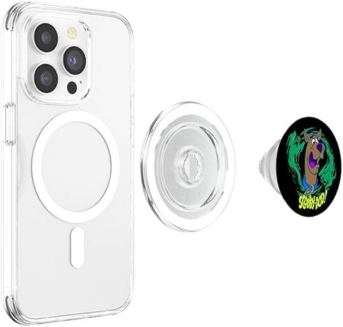 Miniatura 10 de Scooby-Doo Surrounded By Ghosts - PopSockets intercambiables con cabeza envejecida