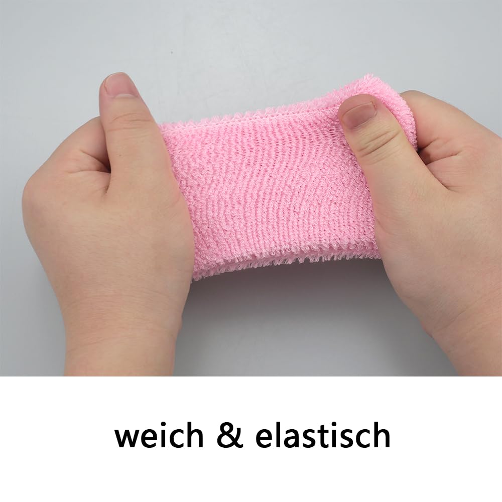 Bandeau Anti-Transpiration Pour Poignet, 4 Pcs Bandeaux élastiques, Bandeau De Sport, Bracelets D'exercice Pour Bras De Fitness, Hommes, Femmes, Football, Basket-Ball, Tennis, Gymnastique, Blanc