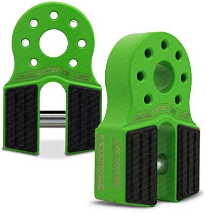 Factor 55FlatLink Loaded Shackle Mount (16.000 Lbs) - Monster Green