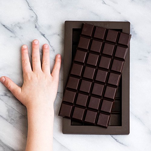 Chocolot 2 Silicone Glossy Break Apart Chocolate Bar Molds (2 Classic) #TOP4