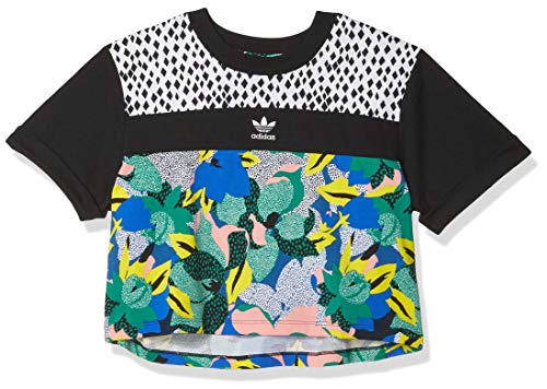adidas Originals womens Cropped Tee Multicolor Medium