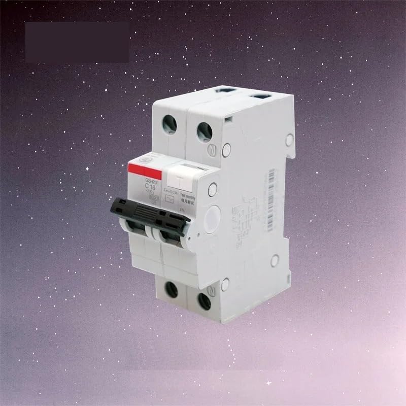 Disjoncteur protection courants résiduels type C AC 4P 50A électronique - 6