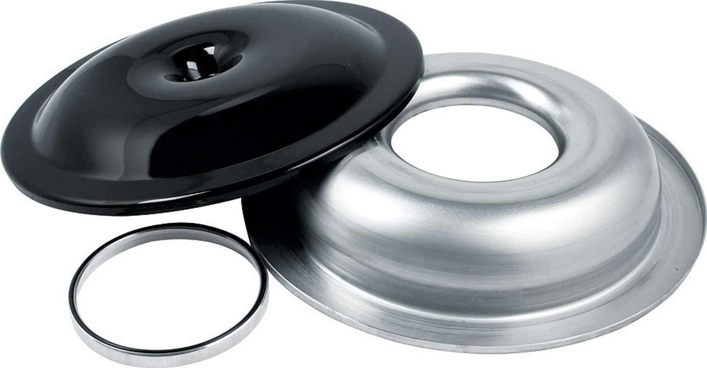 Allstar Performance ALL26097 14" Black Aluminum Carburetor Air Cleaner Kit with 1/2" Spacer